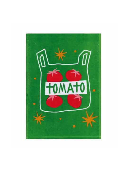 Kentia Teleria Towel from 100% Cotton in Green ...