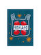 Kentia Teleria Towel from 100% Cotton in Blue Color 40x60cm
