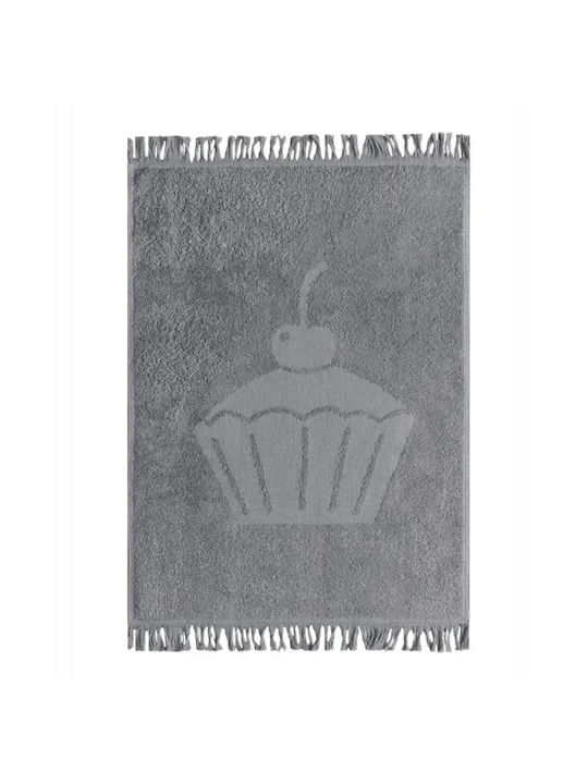 Kentia Vetro Towel from 100% Cotton in Gray Col...