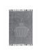 Kentia Vetro Towel from 100% Cotton in Gray Color 40x60cm