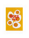 Kentia Teleria Towel from 100% Cotton in Yellow Color 40x60cm