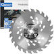 Geko Cutting Disc Wood Hole Diameter 136mm with 24 Teeth 1pcs