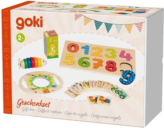 Wooden Kids Peg Puzzle for 2+ years+ Years Goki