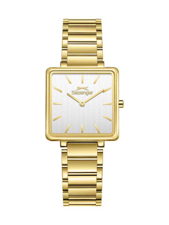Slazenger Women's Watch with Gold Metal Bracelet