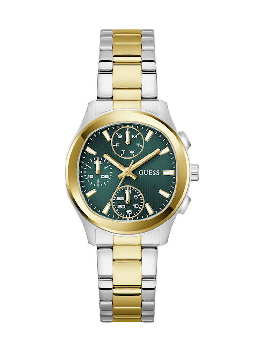 Guess Birdie Womens Watch 36mm Battery with Gold Stainless Steel Bracelet