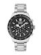 Philipp Plein Pleinmeter Superlative Men's Battery Watch with Silver Steel Bracelet