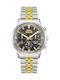 Slazenger Herrenuhr Batterie mit Silber Metallarmband