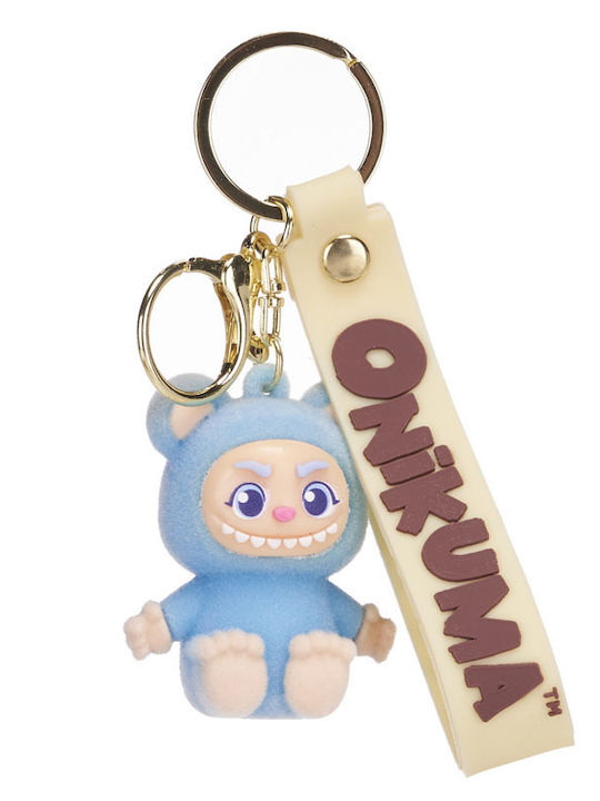 Onikuma Schlüsselanhänger Figur 3D Strap Hellblau 6cm