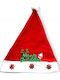 Christmas Cap "merrry Christmas" Red 41cm 1 Piece