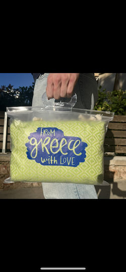 Pestemal Beach Towel Cotton Green 180x100cm.