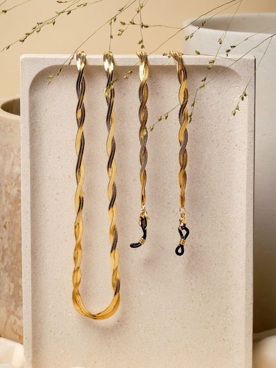 Sunny Cords Chain Neck Spiral Gold-plated