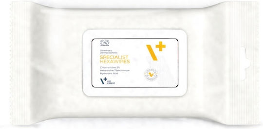 Șervețele Umede Hipoalergenice Vet Expert Specialist Hexawipes 40 Bucăți