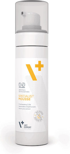 Υποαλλεργικός Αφρός Στεγνού Καθαρισμού Vet Expert Specialist Mousse 150ml