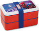 Disney Spiderman Spiderman Πλαστικό Παιδικό Δοχείο Φαγητού 1lt Πολύχρωμο 18 x 10 x 10εκ.