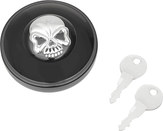 Harley Davidson Tankdeckel Schwarz Schraubverschluss Locking Skull Gas Cap Schwarz