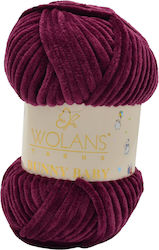 Fir Catifea Wolans 100gr Croșetat Nr 5-6 Violet
