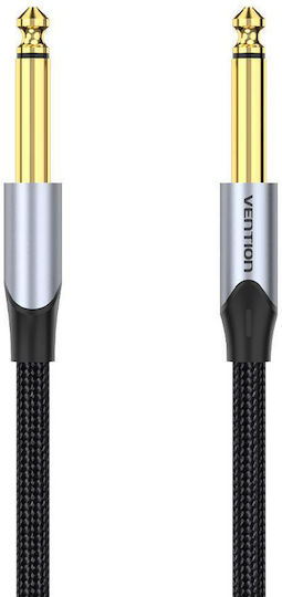 Vention Cable 6.3mm male - 6.3mm male 0.5m Γκρι -44026