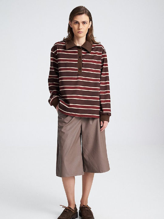 Women's Fabric Trousers Dusty Pink