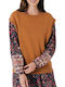 Winter Women's Tunic Sleeveless Caramel