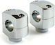 Motorcycle Handlebar Mounts 1-1/4" Harley Davidson '73-'02 Big Twin Twin Cam B Xl Sportster Rise Domed Risers
