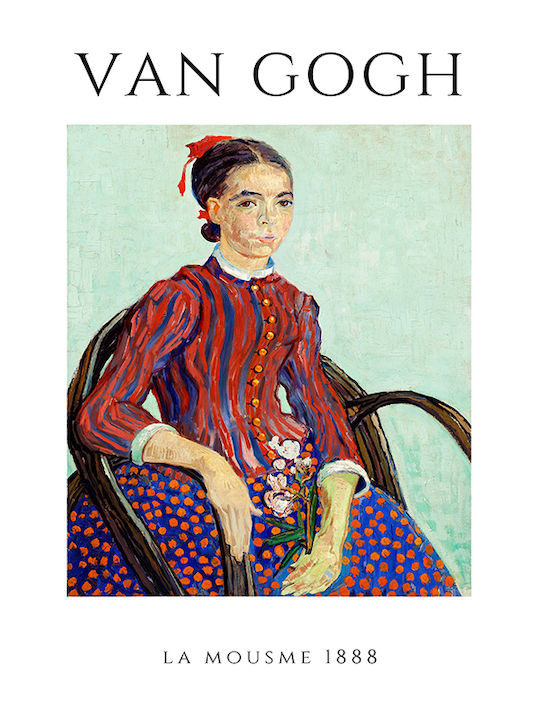 Poster Van Gogh La Mousme Art231 21cm X 30cm Κο...