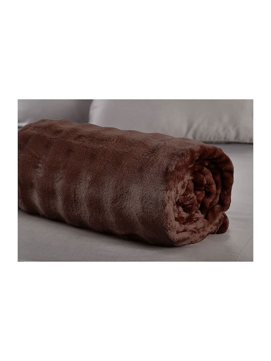 Whitegg Kb158 Κουβέρτα Fleece Μονή 160x220εκ. B...