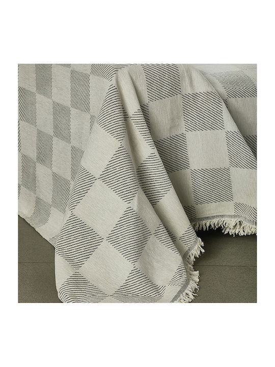 Whitegg Ριχτάρι Τετραθέσιου Καναπέ Chenille 180x320εκ. 3-grey