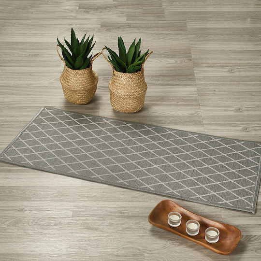 Whitegg Pat51 Χαλί Ορθογώνιο Γκρι 50x80cm