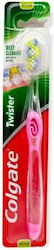 Colgate Twister Toothbrush Medium Pink