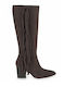 Leather Women's Boots Brown
