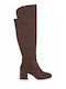 Leder Damenstiefel Braun