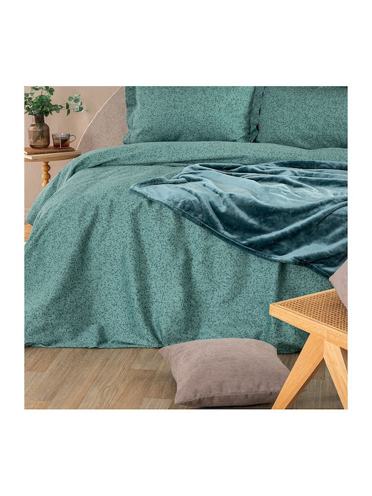 Palamaiki Duvet Cover Set Cotton Satin Queen wi...