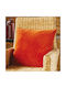 Whitegg Decorative Pillow Case Ζο87 From Velvet Orange Aw2026 42x42cm