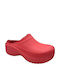 Mitsuko Women's Clogs with Fur Red