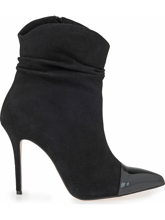 Leather Women's Ankle Boots Black