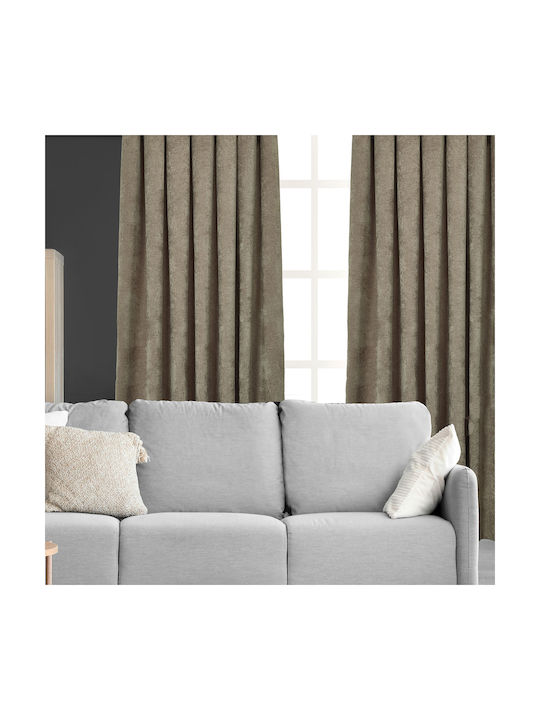 Whitegg Curtain with Grommet K0210 Beige 270x280cm