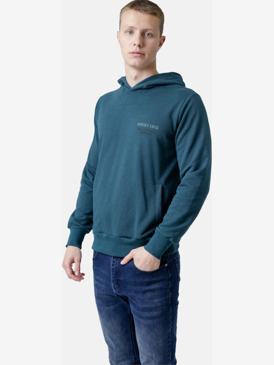 Paco & Co Sweatshirt mit Kapuze Petrol Blue