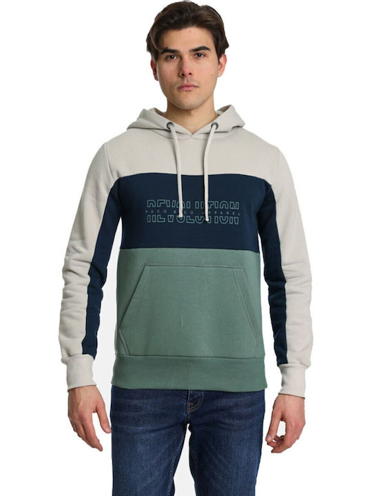 Paco & Co Φούτερ με Κουκούλα Μπεζ