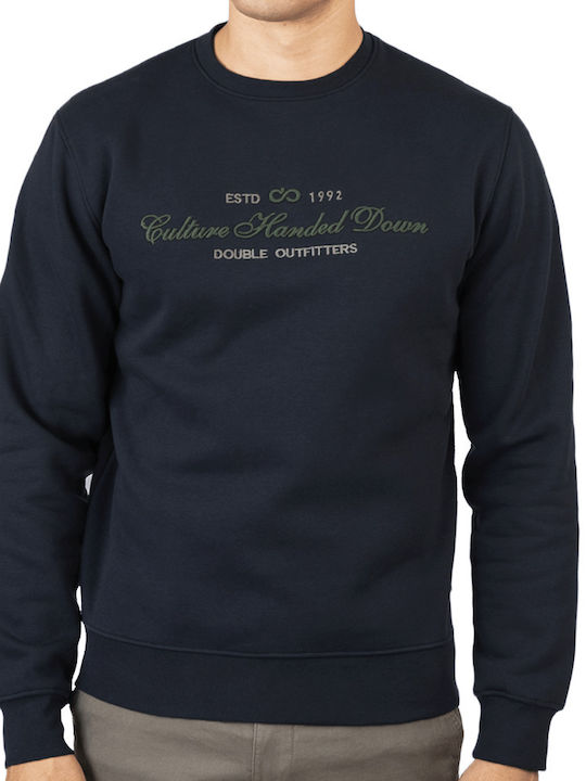 Double Φούτερ Dk Blue