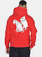 Sweatshirt mit Kapuze Red