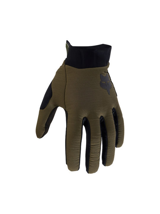 Fox Defend Voller Finger Fahrradhandschuhe Grün