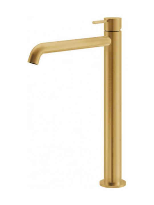 Armando Vicario Mixing Tall Sink Faucet Gold