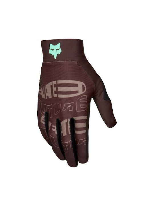 Fox Flexair Glove Γάντια Ποδηλασίας Καφέ