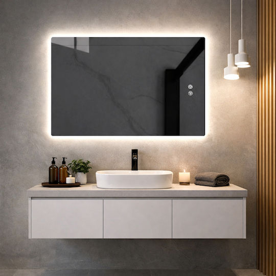 Futura F-2060N Ορθογώνιος Led Αφής 80x60cm