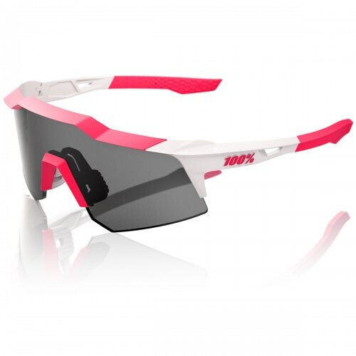 100% Cycling Glasses Speedcraft XS with Pink Frame & Dark Lenses