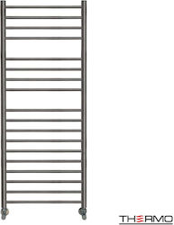 Thermo Πετσετοκρεμάστρα Μπάνιου 120x50 Ασημί
