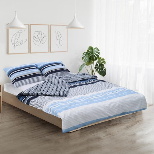 Heinner Set Semi-dublu 4buc 180x200cm Azul Heinner Set Semi-dublu 4buc 180x200cm Azul
