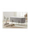 Stool For Living Room Upholstered with Velvet Lyrendal Gkri