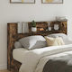 vidaXL Wooden Bed Headboard Brown 160x103.5cm