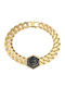 Guess Men's Gold Plated Steel Bracelet 21cm